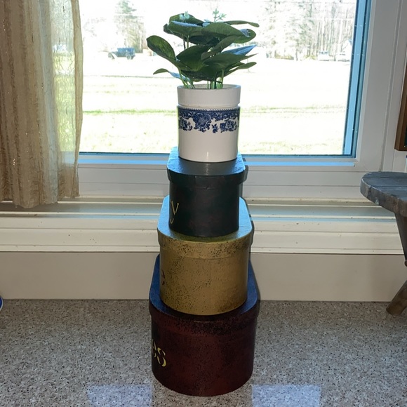 Vintage Audrey’s Primitive Style Nesting Boxes-COUNTRY/PRIMITIVE/COLLECTIBLES - Picture 8 of 13